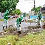 Equipes da Prefeitura de Boa Vista retiram 9 toneladas de lixo de sistema de drenagem durante as chuvas