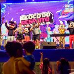 Crianças se divertem no primeiro dia do Carnaval 2025 de Boa Vista, em circuito na Praça Linear Chico do Carneiro