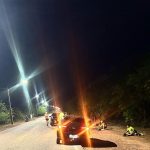 Caminhonete atropela ciclistas no Bom Intento e deixa quatro feridos, sendo um em estado grave caminhonete