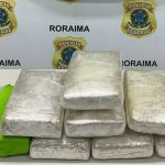 Passageiro é preso pela PF após tentar embarcar com quase 10kg de drogas no Aeroporto de Boa Vista