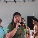 Presidente da Funai recebe carta com denúncias de violações em terras indígenas durante ato em Boa Vista