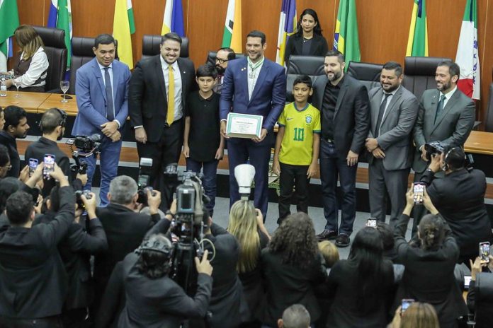 08-07-2025 - Sessão Especial - Comenda Orgulho de Roraima ao Sr Samir Xaud - pres da CBF Foto Eduardo Andrade_-115