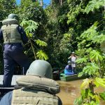 Militares realizam patrulham rios na Terra Yanomami e bloqueiam pontos estratégicos da região