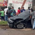 Trabalhador é atingido por carro após acidente e morre no bairro União
