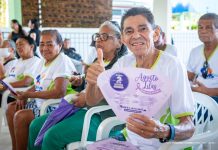 Idosos do Cabelos de Prata recebem palestra de orientação sobre violência doméstica