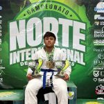 Atleta de Roraima conquista dois ouros no Norte Internacional de Jiu-jitsu, com 8 finalizações em 8 lutas