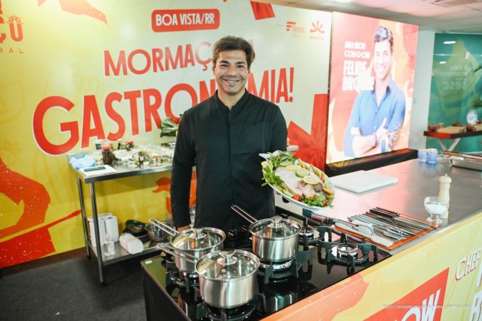 Aula-show com chef Felipe Bronze - Ft GIOVANI OLIVEIRA1