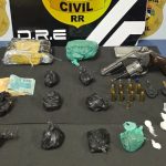 Polícia Civil prende homem com skunk e cocaína durante operação no bairro Calungá
