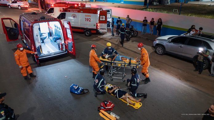 Simulação de sinistro de acidente com vítimas - Ft GIOVANI OLIVEIRA2