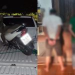 Motocicleta furtada é recuperada e dois suspeitos são presos em Boa Vista