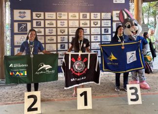 Atleta da Aquática Marinho conquista três medalhas e dois troféus em provas de águas abertas no RS