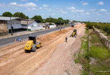 Duplicação da avenida Venezuela avança no bairro Jardim Floresta