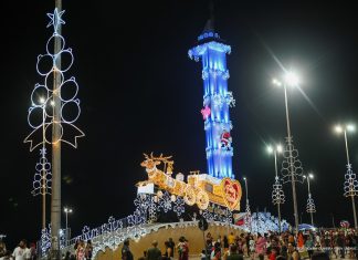 Luzes de Natal transformam Parque do Rio Branco e marcam início da temporada natalina em Boa Vista