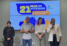 Arthur e Nathália lançam aplicativo com botão de socorro para mulheres vítimas de violência