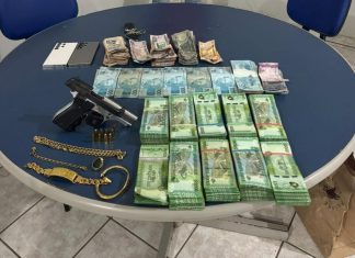 Guianense é preso em Boa Vista com arma e quase R$ 1 milhão em espécie