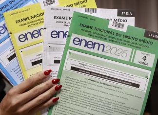 Provas de matemática e ciências da natureza do Enem serão aplicadas neste domingo (16) enem