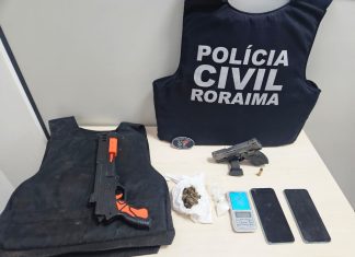 Polícia Civil prende dois suspeitos de homicídio e apreende armas e veículo na Operação Kairós