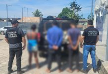 Operação integrada prende três adultos e apreende dois adolescentes suspeitos por furtos, receptação e tráfico em Rorainópolis