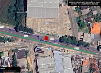 Avenida Carlos Pereira de Melo será interditada para construção de faixa elevada