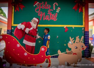 Papai Noel dos Correios entrega presentes a mais de 370 alunos em escola de Boa Vista papai noel