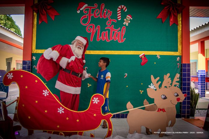 Campanha Papai Noel dos Correios na Escola Cantinho Feliz - Ft JONATHAS OLIVEIRA (5) papai noel