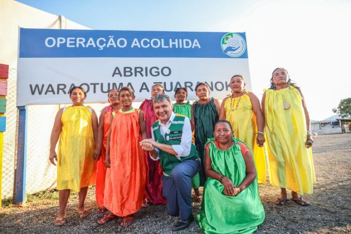 venezuelanos abrigo indígenas