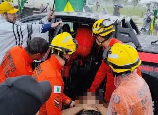 Raio atinge ato de Nikolas Ferreira em Brasília e deixa 34 feridos