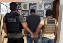 Polícia Civil prende suspeito de homicídio de jovem morto a tiros no bairro Cambará policia civil