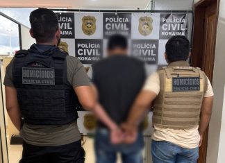 Polícia Civil prende suspeito de homicídio de jovem morto a tiros no bairro Cambará policia civil