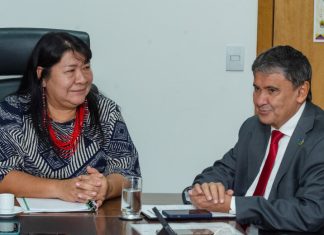 Wellington Dias e Joenia Wapichana debatem segurança alimentar e políticas para povos indígenas após visita a Roraima