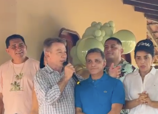 Vídeo: Denarium desafia Mecias sobre 2026 e cobra renúncia ao TCE em público; senador reage