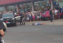 Gari de 19 anos é morto a tiros e tem moto roubada no Buritis gari morto
