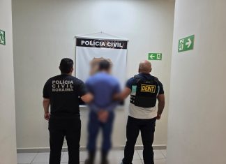Homem é preso por descumprir medida protetiva e perseguir ex-companheira em Boa Vista