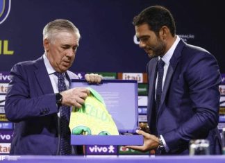 Samir Xaud diz que renovação de Carlo Ancelotti está próxima de ser formalizada