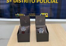 Polícia Civil recupera relógios de luxo furtados por doméstica em casa no Paraviana
