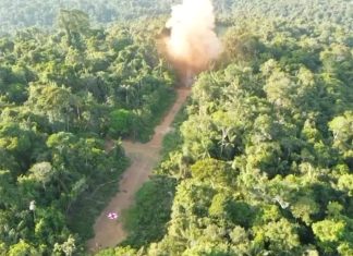 Forças Armadas fecham mais uma pista clandestina e desmontam base do garimpo na Terra Yanomami