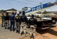 PRF apreende aeronave irregular em oficina clandestina durante operação contra garimpo em Boa Vista prf