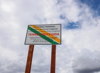 Terra indígena Truaru da Cabeceira ganha placas que indicam demarcação em Roraima