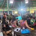 Mais de 30 atendimentos previdenciários são realizados pelo INSS em ação na TI Yanomami em Roraima INSS yanomami