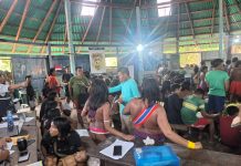 Mais de 30 atendimentos previdenciários são realizados pelo INSS em ação na TI Yanomami em Roraima INSS yanomami