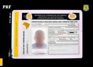 Homem é detido na BR-174 após apresentar CNH falsa gerada por aplicativo cnh
