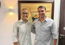 Arthur Henrique se reúne com Flávio Bolsonaro em Brasília e alimenta especulações eleitorais