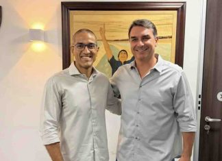 Arthur Henrique se reúne com Flávio Bolsonaro em Brasília e alimenta especulações eleitorais