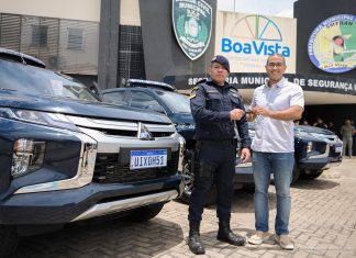 Arthur Henrique entrega equipamentos e realiza promoções na Guarda Civil Municipal de Boa Vista