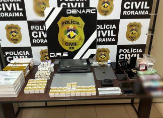 Operação da Polícia Civil prende suspeitos de tráfico e bloqueia até R$ 77 milhões em Roraima