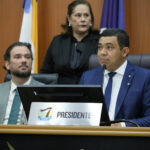 Sampaio toma posse como governador interino e Jorge Everton assume a presidência da ALERR