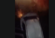 Carro capota e cai de ponte na BR-210 durante chuva e deixa três feridos em Caroebe