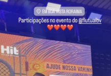 Cantora Marília Tavares emociona público ao cantar em evento solidário em Roraima