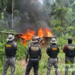 Funai inutiliza aeronave usada por garimpo ilegal na Terra Yanomami após interdição de pista clandestina