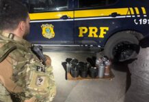 Polícia Rodoviária Federal apreende 400 kg de mercúrio em Roraima